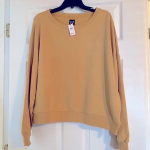 NWOT Gap gold sweatshirt